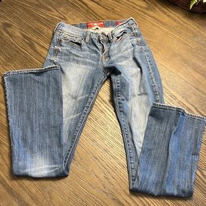 Lucky Sofia boot cut jeans size 4 long